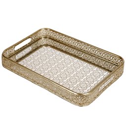 Decorative tray Fullen L, H5.2x40x26.7cm