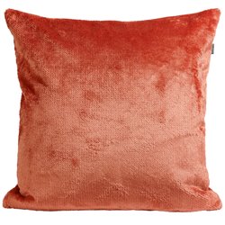 Decorative pillowcase Sorriso, orange color, 45x45cm