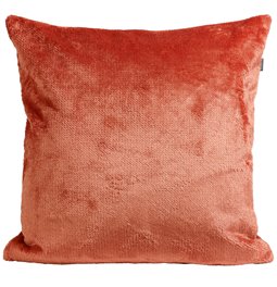 Decorative pillowcase Sorriso, orange color, 45x45cm