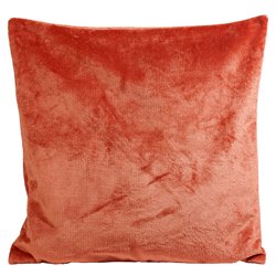 Decorative pillowcase Sorriso, orange color, 60x60cm