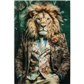 Glass wall picture  Mister Lion, glass, 150x100cm