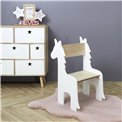 Kids chair Licorne, H83x45x54cm, seat height  42cm