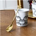 Dessert spoons set 4, gold color, 1.3x12.3x2.3cm