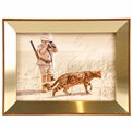 Photo frame Marko, gold color, 18x13cm