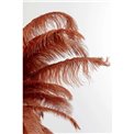 Floor lamp Feather Palm, rusty red, H165cm, E27 35W(MAX)