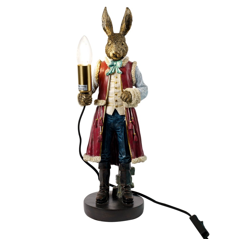 Table lamp Rabbit, H47.5x16x14.5cm