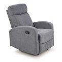 Recliner Holslo-1, dark grey, W95-158x100cm, H75cm, seat H49cm