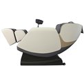 Massage chair with heating function Holar, cream/grey  W140-187x72cm, H105-85cm