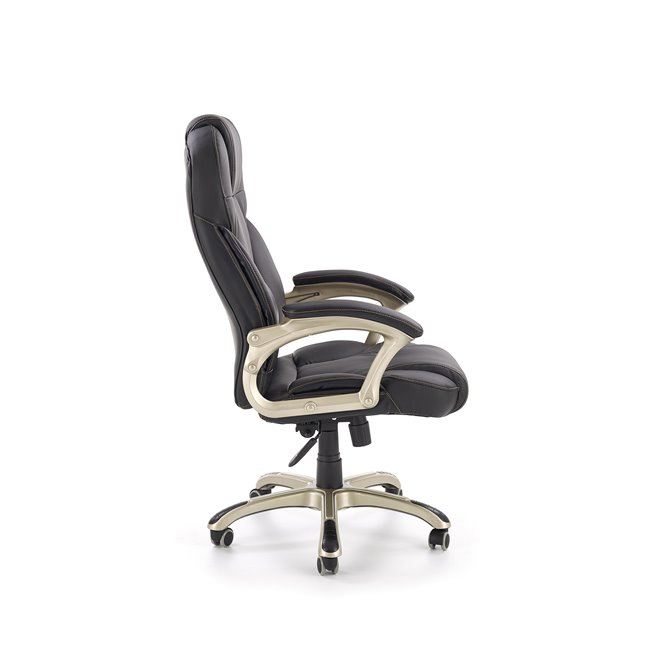 Office chair Hesmond, black  eco leather, H112-119x67x70cm