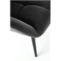 Lounge chair Harion, black, H91x75x86cm, seat H48cm