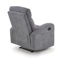 Recliner Holslo-1, dark grey, W95-158x100cm, H75cm, seat H49cm