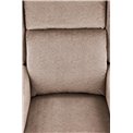 Recliner with massage function Haustin-M, beige, H107-83x75x92-160cm, seat H45cm