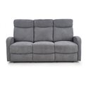 3-seater recliner Holso-3, dark grey, W95-158x100cm, H180cm, seat H49cm