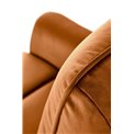 Electric recliner Hemiro, cinnamon color velvet, USB charging socket, W90-170x80cm, H92-108cm, seat H46cm