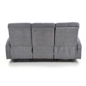 3-seater recliner Holso-3, dark grey, W95-158x100cm, H180cm, seat H49cm