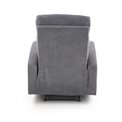 Recliner Holslo-1, dark grey, W95-158x100cm, H75cm, seat H49cm