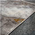 Carpet Larmaris, grey/gold colors, 80x150cm