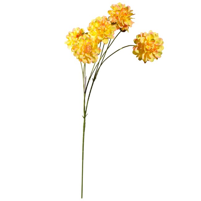 Decorative flower Dahlia 2, yellow, H90cm