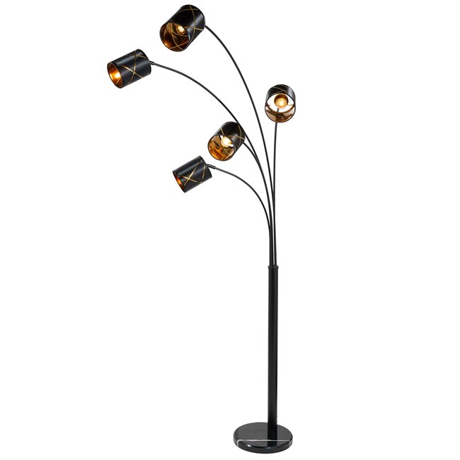 Floor lamp Moirsy 5, D130xH84xH204cm, E27x5 40W(MAX)