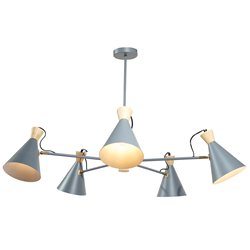 Ceiling lamp Molinella 5, D83x H60cm, E27x5 Max 40W