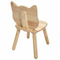 Chair Cat, natural color, H50x30x28cm