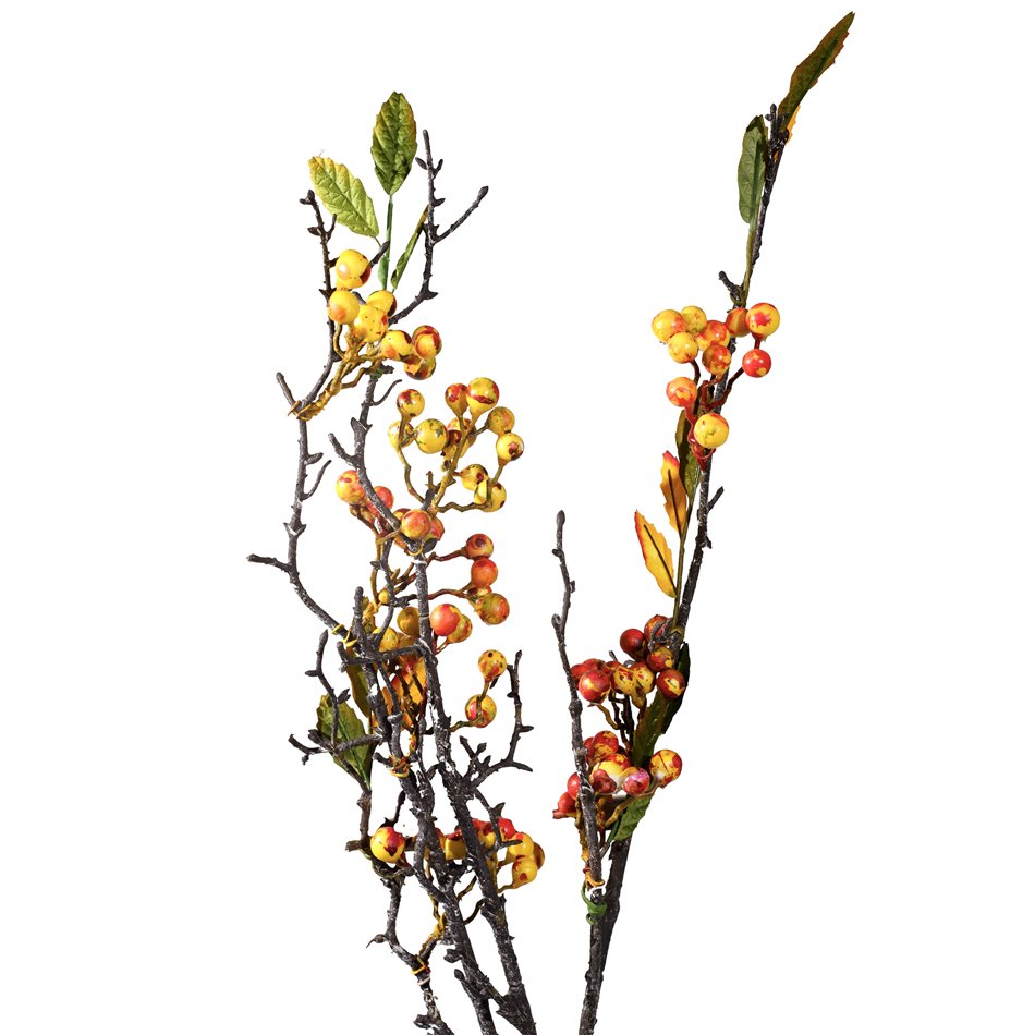 Decorative plant Berry spray, H95cm