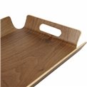 Wood tray Fuksia, 40x29.5xH4.5cm