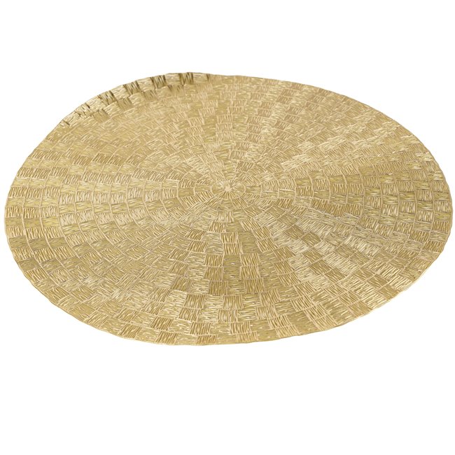 Placemat Rama gold/beige color, D38cm