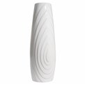 Vase Gazzano white, shiny, H35.5xD13cm