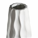 Vase Grettija white,shiny, H78xD19.5cm