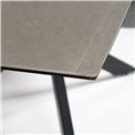 Dining table Lafitte GR, grey/ ceramic, 180x90xH75cm