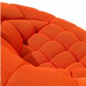 Swivel chair Valentino, orange, 115x104x80cm