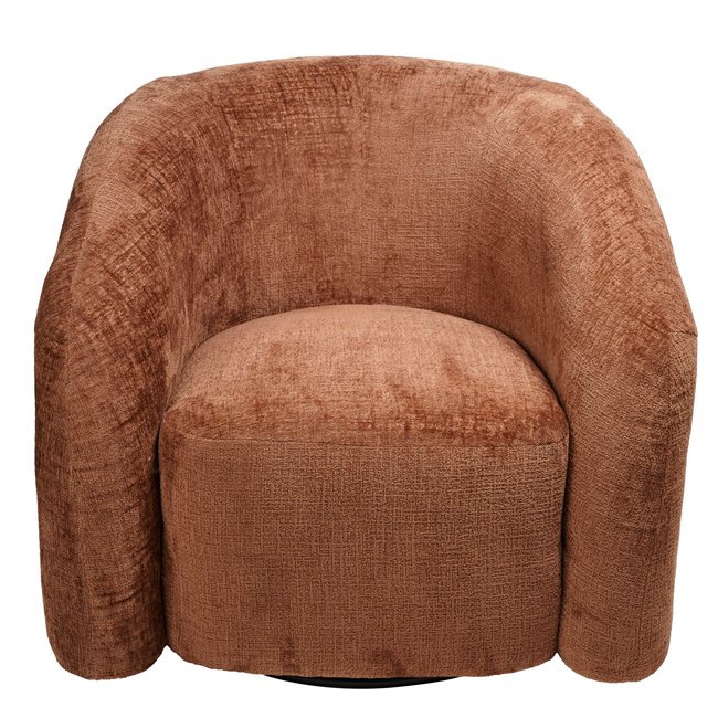 Swivel chair Vally, caramel 500, 87x89x72cm