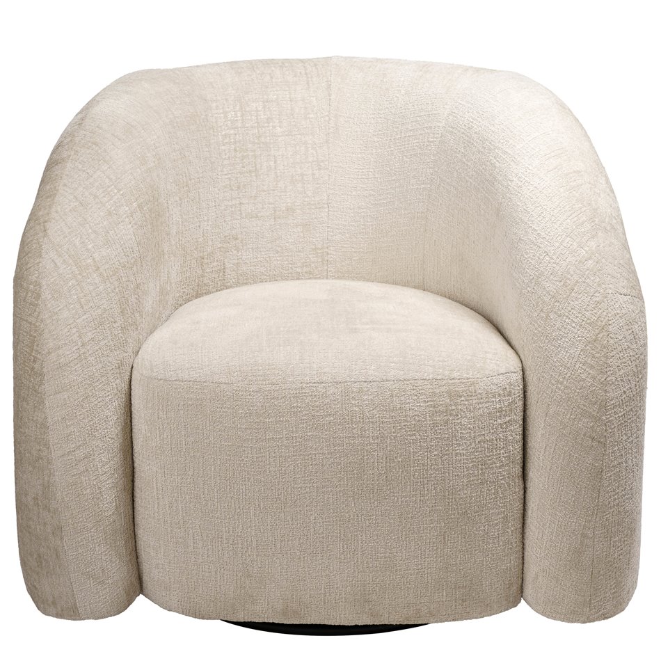 Swivel chair Vally, taupe 111, 87x89x72cm