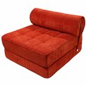 Sofa bed Valady, orange 55, 82x86x62cm