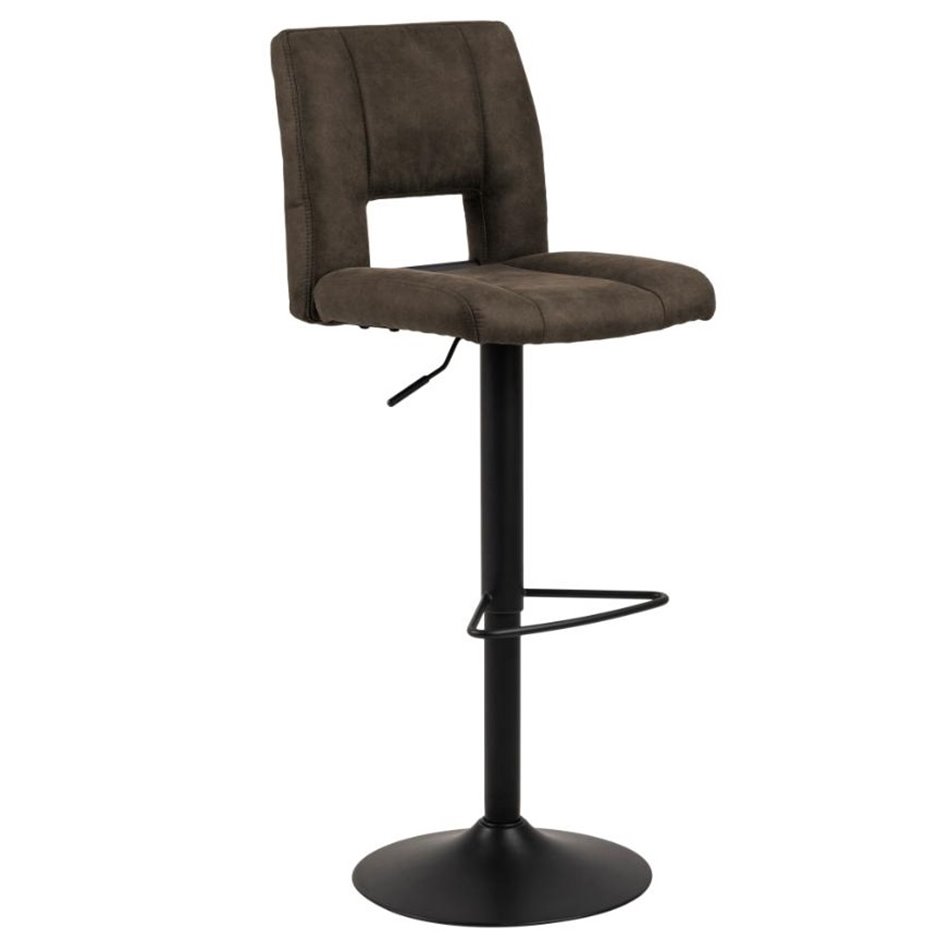 Bar stool Asylva, anthracite Preston 96, H115x41.5x52cm