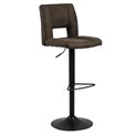 Bar stool Asylva, anthracite Preston 96, H115x41.5x52cm