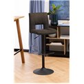 Bar stool Asylva, anthracite Preston 96, H115x41.5x52cm