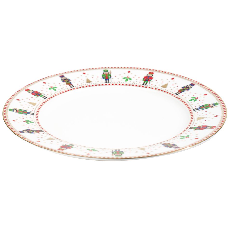 Porcelain dinner plate Nutcracker, D26.5cm