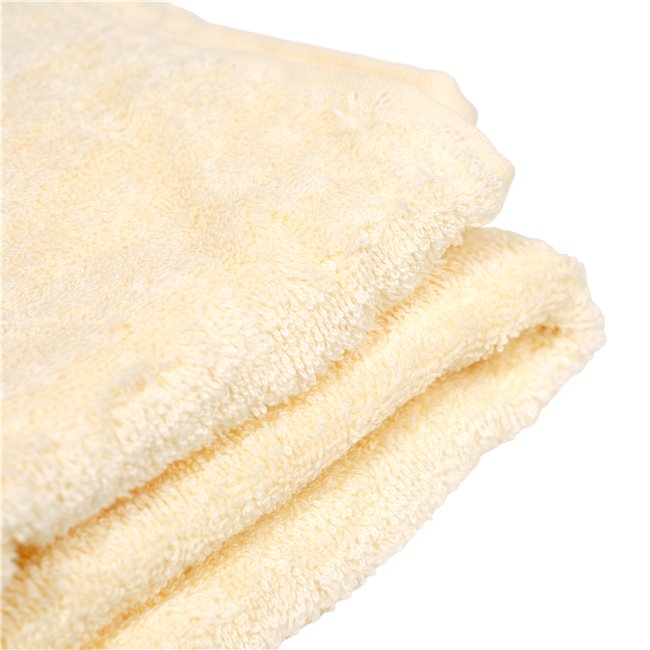 Bamboo towel Stripe, 70x140cm, light yellow, 550g/m2