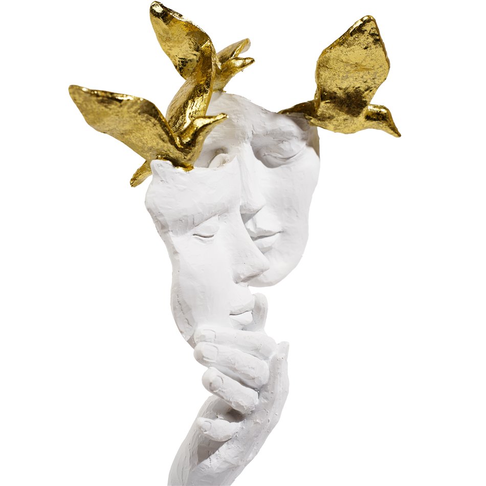 Deco object Mask with Dove, 33.5x22.2x11.7cm