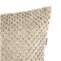 Decorative pillowcase Vivaldi, taupe, 45x45cm