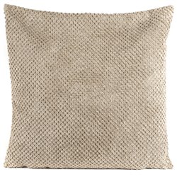 Decorative pillowcase Vivaldi, taupe, 60x60cm