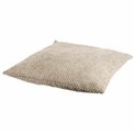 Decorative pillowcase Vivaldi, taupe, 60x60cm