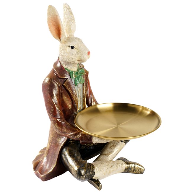 Decor Rabbit Plate, 28x18x36cm