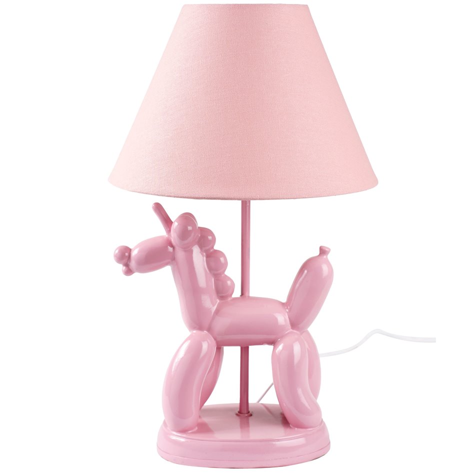 Table lamp Unicorn, rose, 26x26x45cm