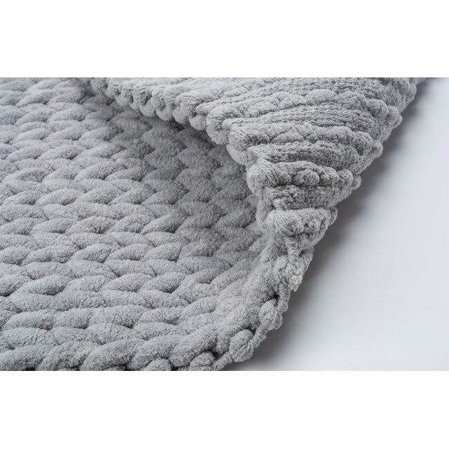 Bath mat, grey colour, 75x50x2cm