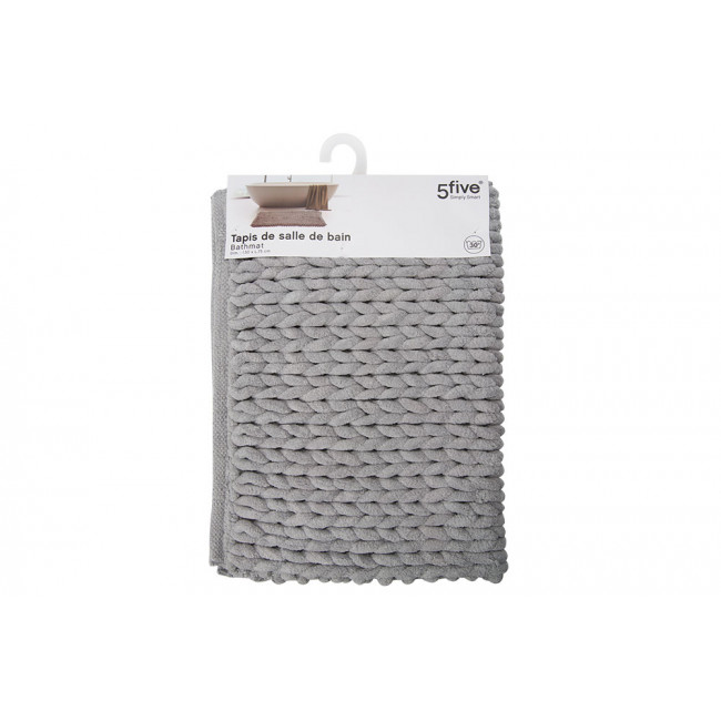 Bath mat, grey colour, 75x50x2cm