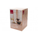 Red wine glass Ballet, 680ml, h-27, D-9.7cm