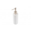 Soap dispenser, white,  H21cm, D6cm